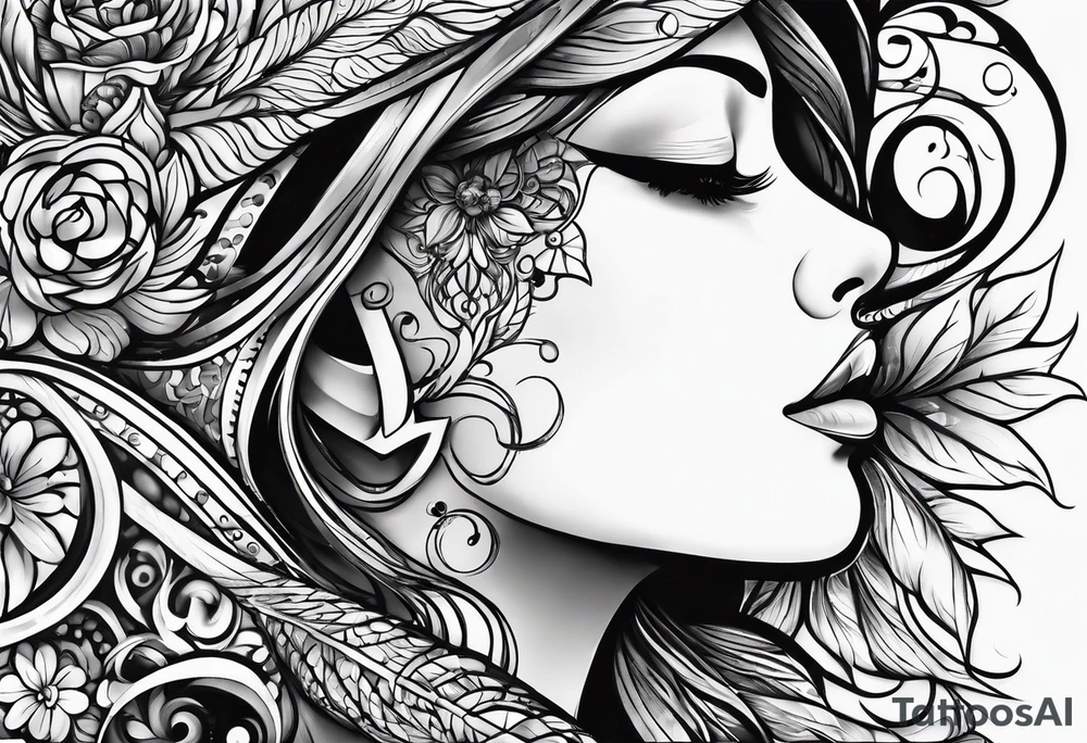 A, J, N and L Est 2011 tattoo idea