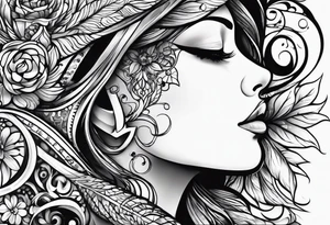 A, J, N and L Est 2011 tattoo idea