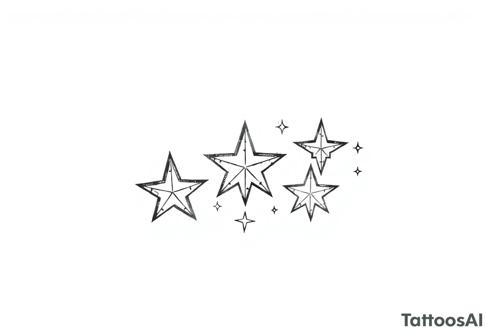 in the stars tattoo idea