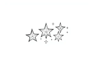 in the stars tattoo idea