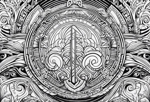 Meander tattoo idea