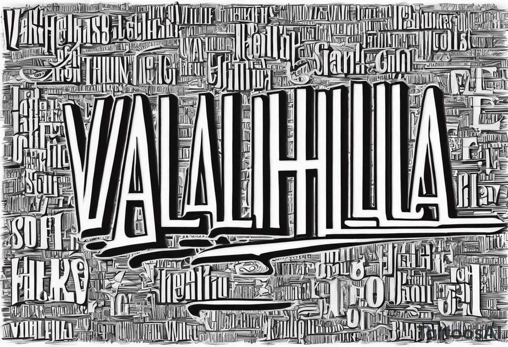 Valhalla stairs tattoo idea