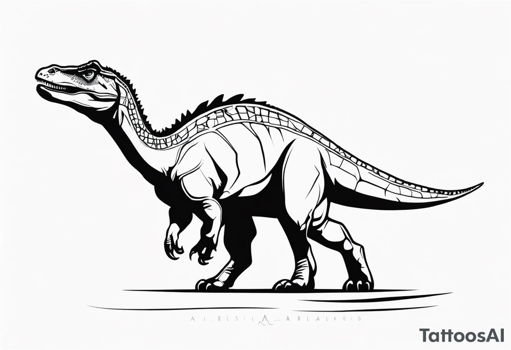 Abelisaurus tattoo idea