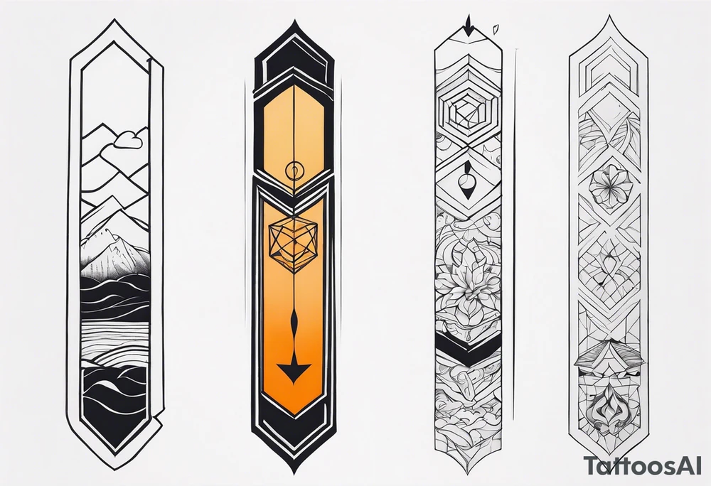 Arm sleeve tattoo idea