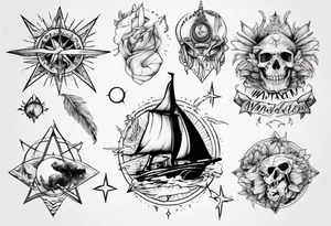Wanderlust tattoo idea