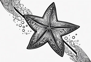 Starfish bracelet tattoo idea