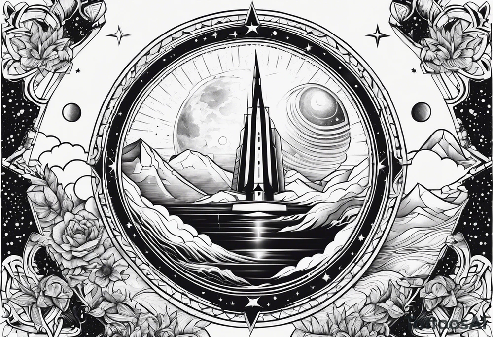 Per aspera ad astra tattoo idea