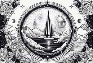 Per aspera ad astra tattoo idea