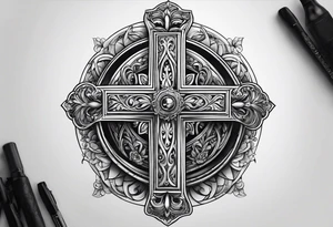 cross tattoo idea