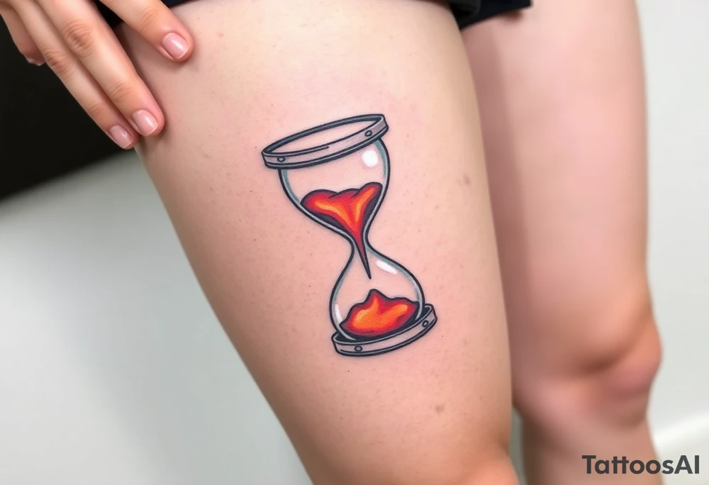 hourglass tattoo idea
