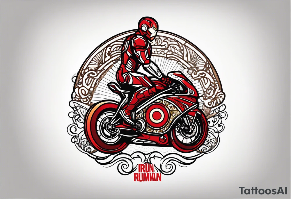 IRONMAN run bike swim logo tatoo tattoo idea