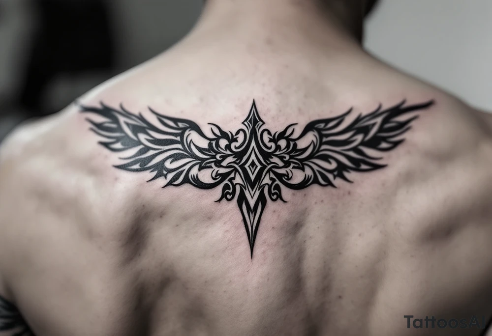 cool pattern tattoo idea