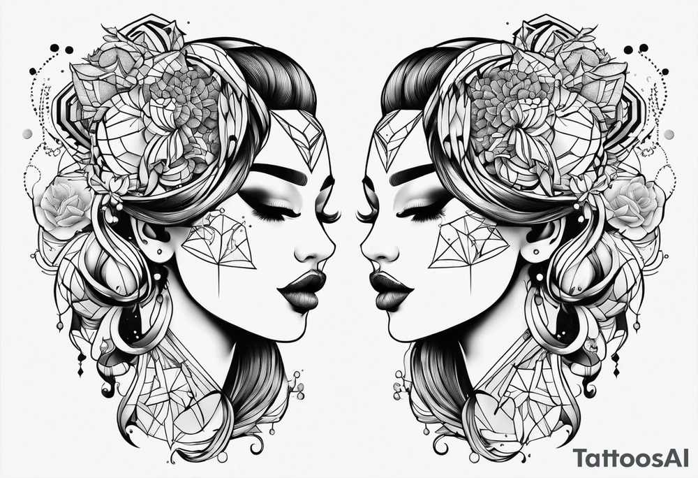 Gemini tattoo idea