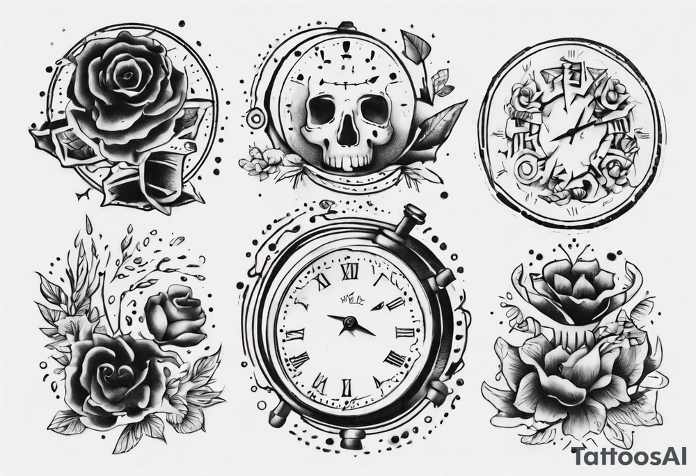 we have little time left tattoo idea