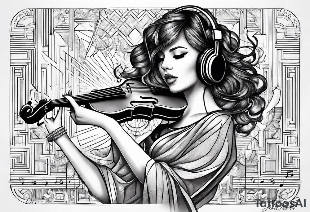 Jot is my daughter and i like music tattoo idea