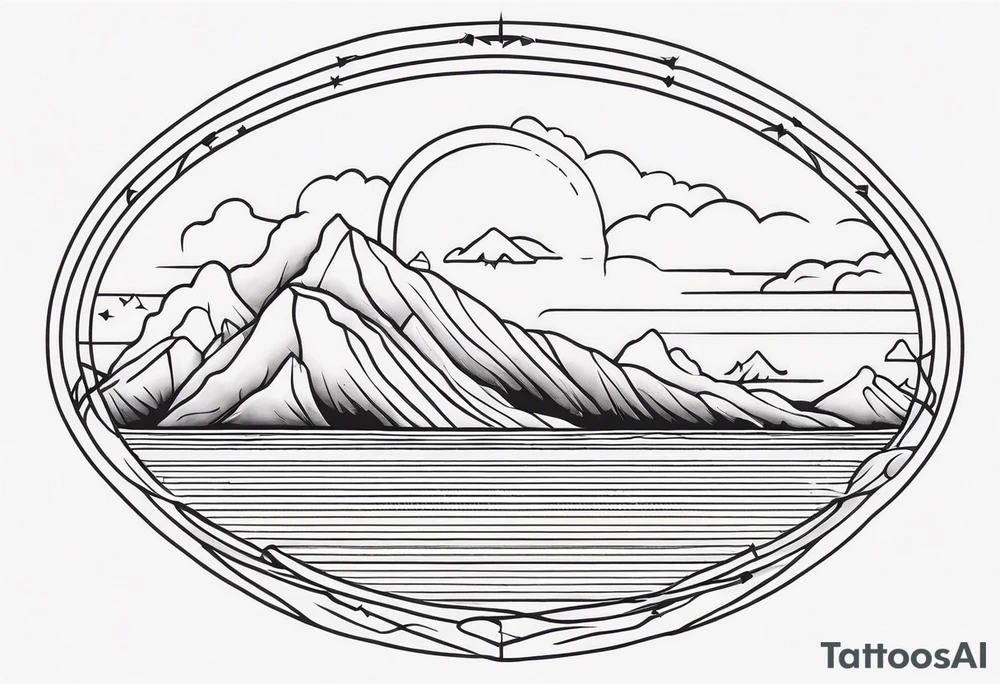 Horizontal Band tattoo idea