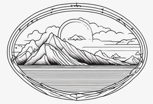 Horizontal Band tattoo idea