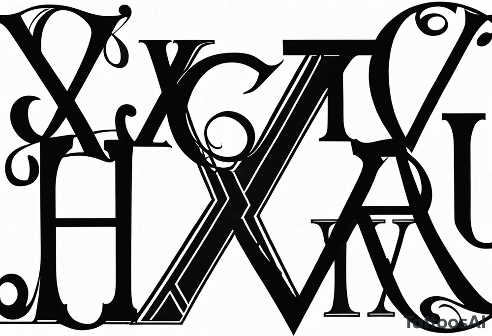 XIX roman numerals. tattoo idea