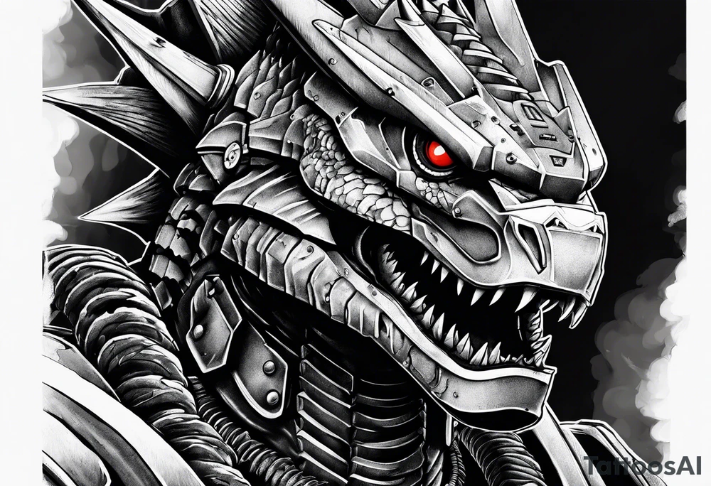 Mechagodzilla tattoo idea