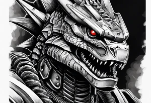 Mechagodzilla tattoo idea