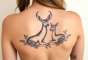 Buck and doe his and her tattoos tattoo idea