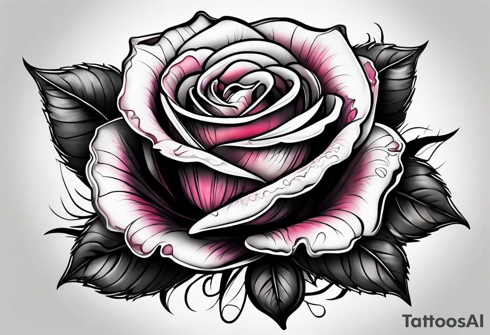 Death Rose tattoo idea