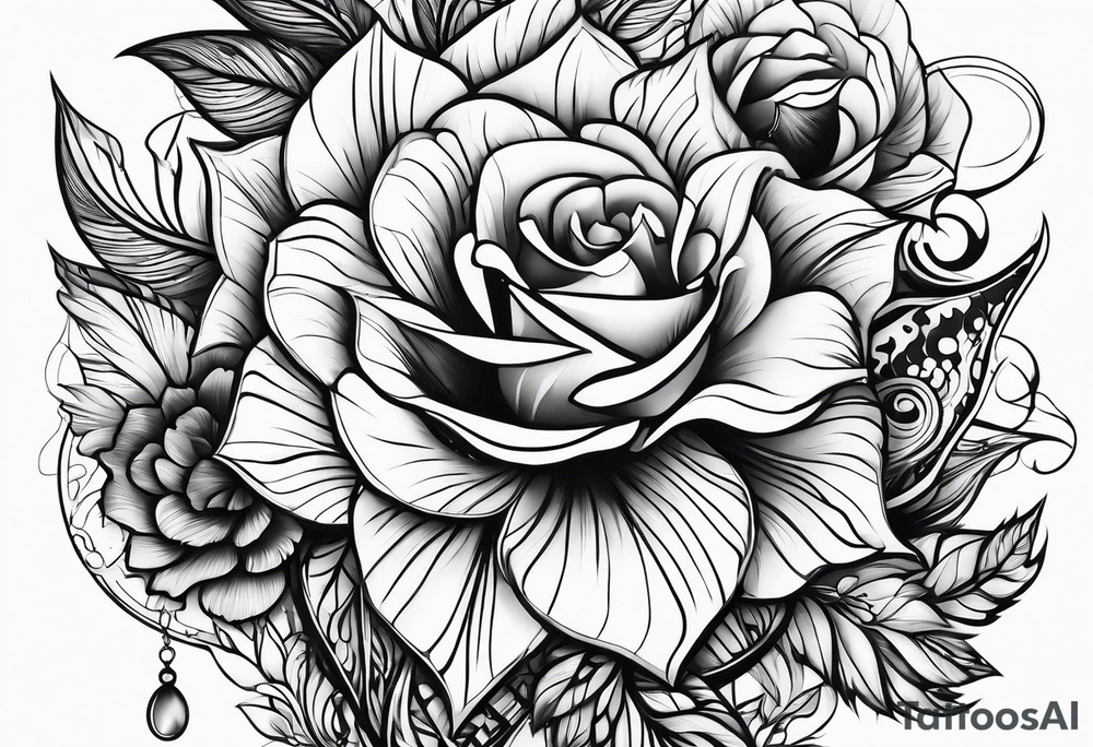 losing something - gaining something tattoo idea