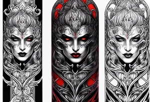 Vampire forearm tattoo design tattoo idea