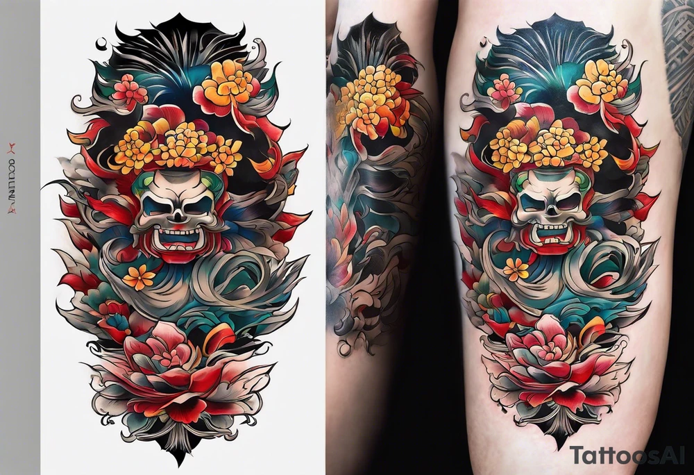 The name Nakama painted vertically, in Shôdo style. tattoo idea