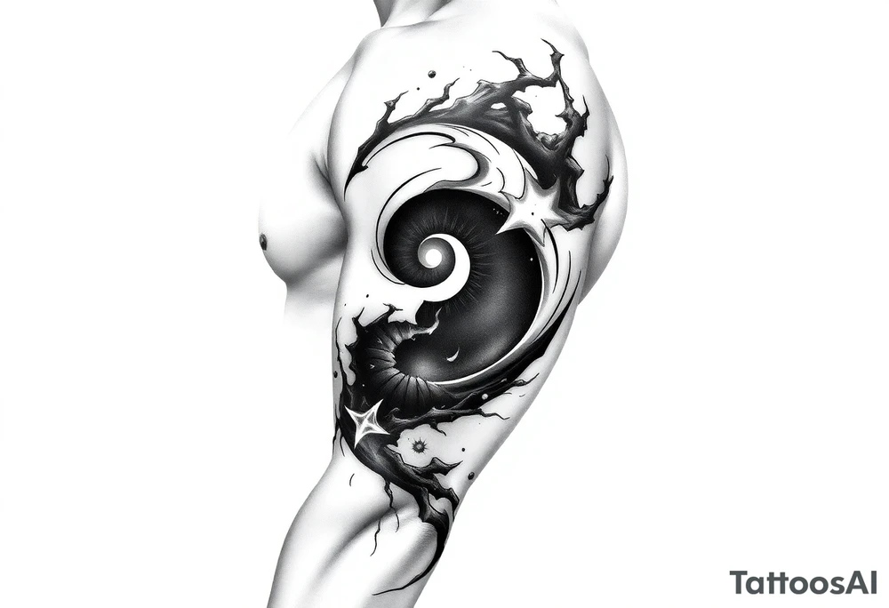 Naruto yin and yang tattoo idea