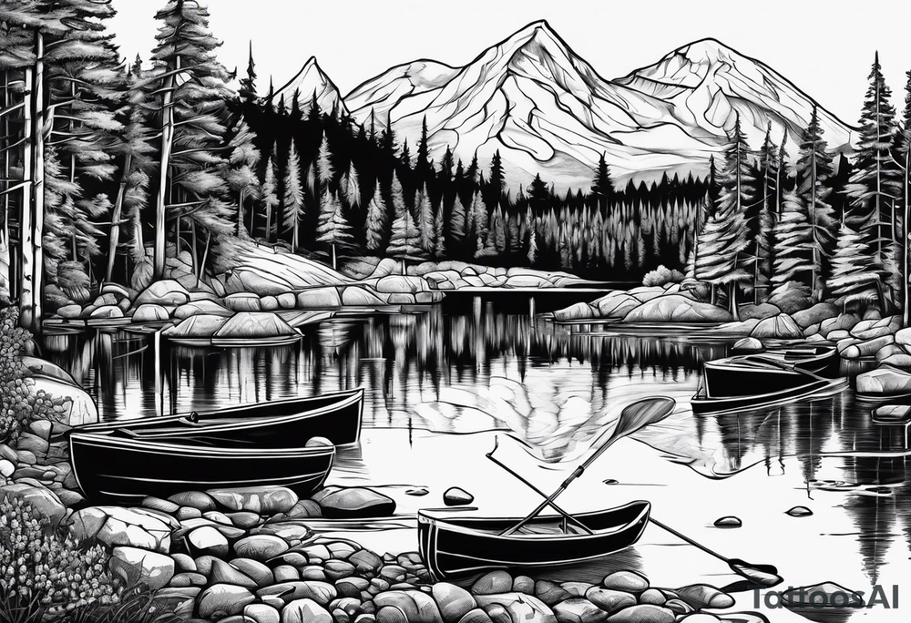 camp crystal lake and jason vorhees tattoo idea