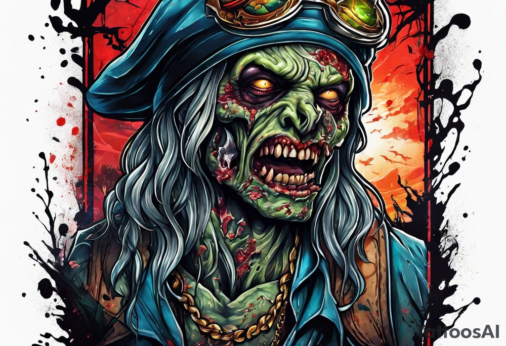 Zombie tattoo idea