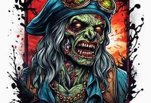 Zombie tattoo idea