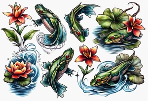pond tattoo idea