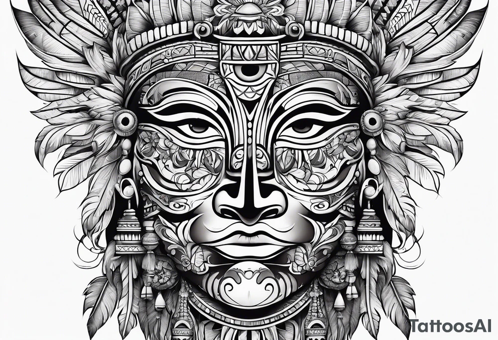 Totem pole tattoo idea