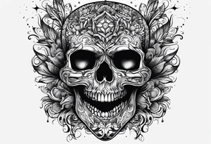Scary tattoo that represents bipolar disorder tattoo idea