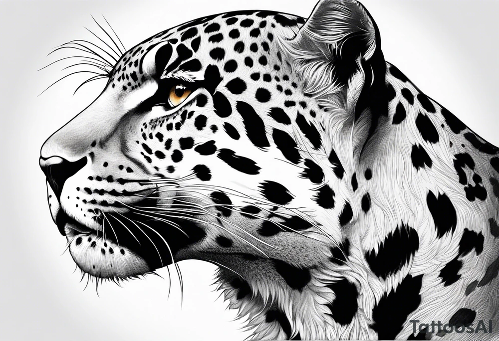 Jaguar head tattoo idea