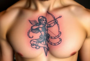 Sagittarius taking over the world tattoo idea