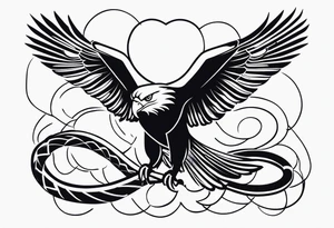 snake, eagle, myth, different thinking, out of the box, tattoo idea