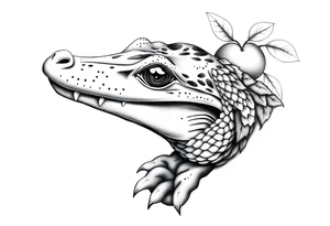 gator an oranges tattoo idea