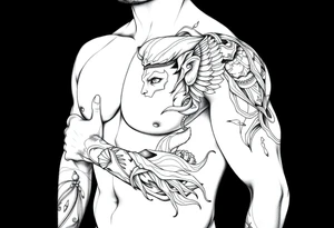 I am a mentally strong person who has lived a lot of heart ache tattoo idea