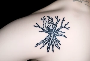fire in a roots prison tattoo idea