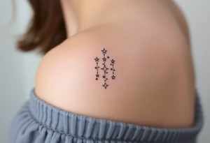 Cascade of stars tattoo idea