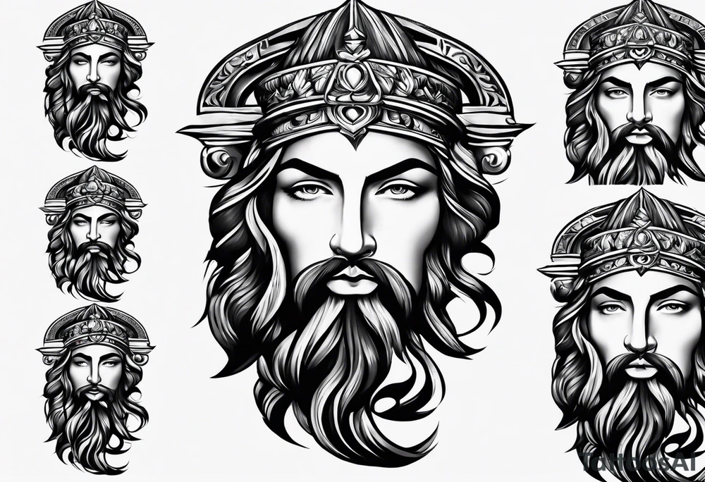 Justicia on forearm tattoo idea