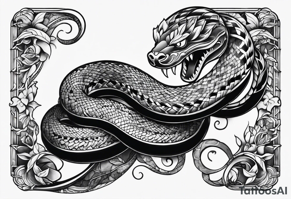 snake arm sleeve tattoo tattoo idea