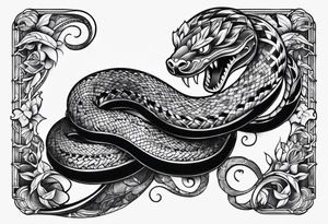 snake arm sleeve tattoo tattoo idea