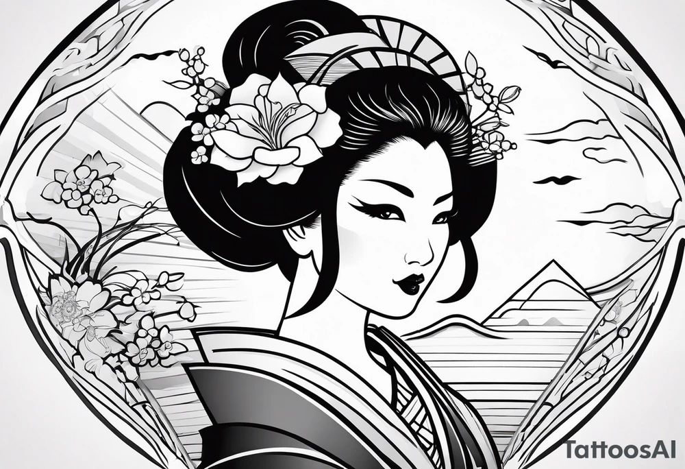 Geisha tattoo idea