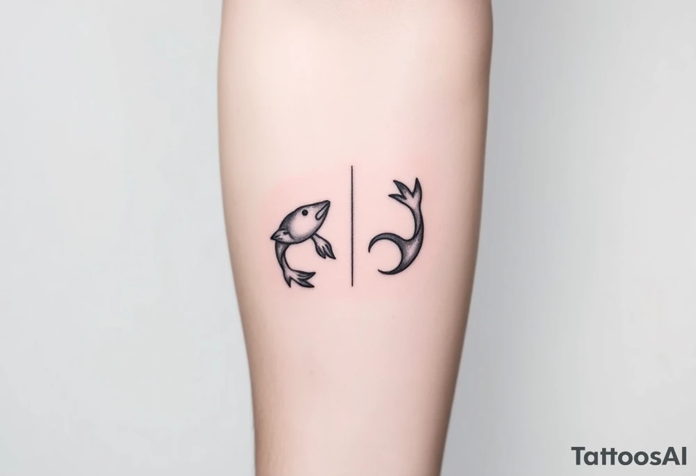 zodiac sign "pisces + cancer" tattoo idea