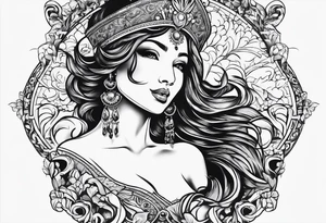 Thalia muse of comedy tattoo idea