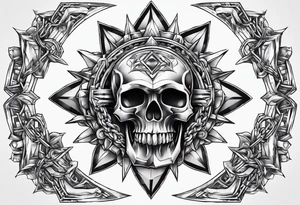 sproket with chain tattoo idea